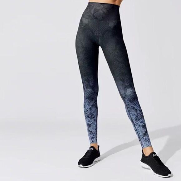 NWT Carbon38 Snake Print Ombre Leggings - Picture 1 of 8